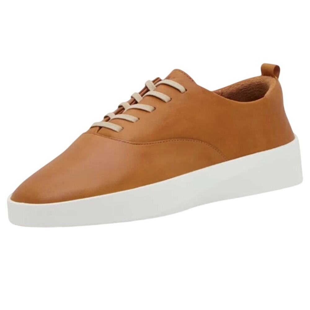 Wolf & Shepherd Cruise Lace Up Sneakers Mens 5.5 Womens 7 Tan Nubuck NIB